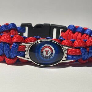 Texas Rangers MLB Paracord Bracelet NEW